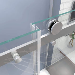 ELEGANT SHOWERS Frameless Sliding Shower Screens Luxury Bathroom Roller- Elegantshowers