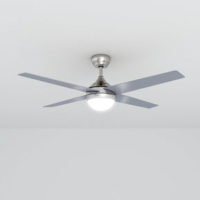 1200mm 48" Ceiling Fan AC 4 Blades With LED Light And Remote Control - Elegantshowers