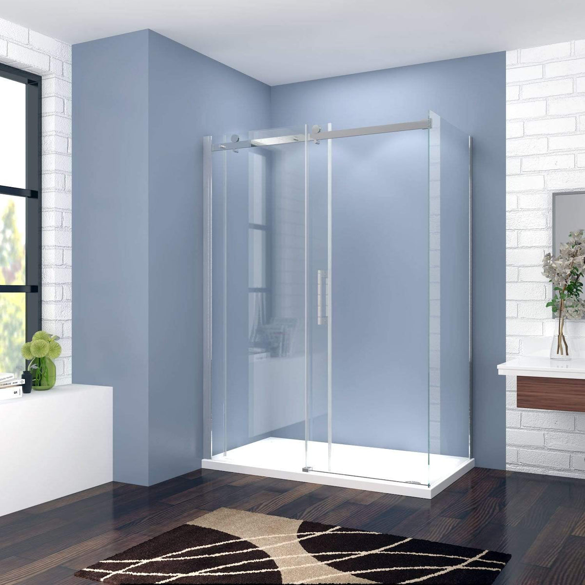 ELEGANT SHOWERS Frameless Sliding Shower Screens Luxury Bathroom - Elegantshowers
