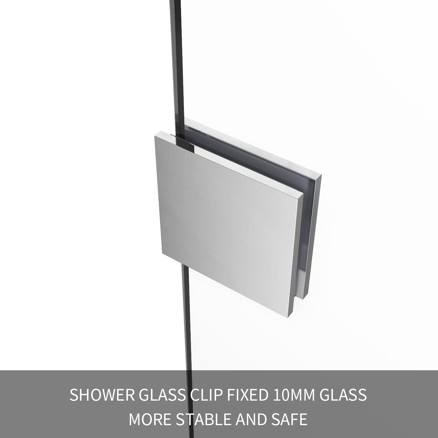 ELEGANT Frameless Sliding Shower Screen Fully Framless Design Luxurious Solid Fitting,Resists Rust - Elegantshowers