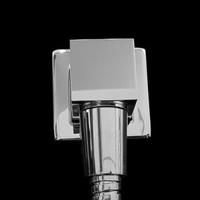ELEGANT SHOWERS Square Hand Held Shower Head Spray Sliding Rail Set - Elegantshowers