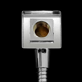 ELEGANT SHOWERS Square Hand Held Shower Head Spray Sliding Rail Set - Elegantshowers