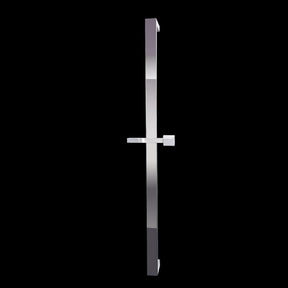 ELEGANT SHOWERS Square Hand Held Shower Head Spray Sliding Rail Set - Elegantshowers