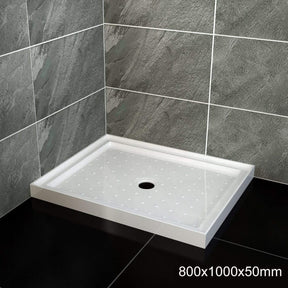 ELEGANT SHOWERS Rectangular Square Shower Screen Base Thickened Acrylic - Elegantshowers