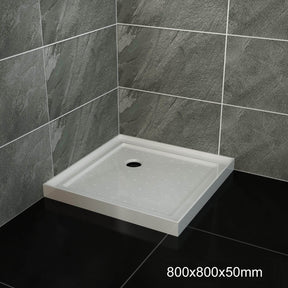 ELEGANT SHOWERS Rectangular Square Shower Screen Base Thickened Acrylic - Elegantshowers