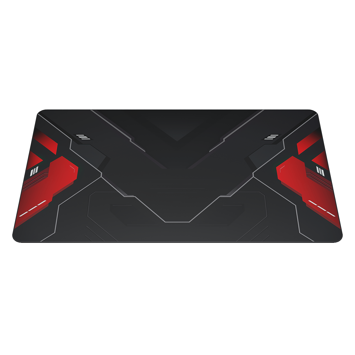 ELEGANT Mouse Pad Large Waterproof, Non-Slip Rubber Base, Black & Red Designed Keyboard Pad for Office and Gaming Table,894x566x3mm - Elegantshowers