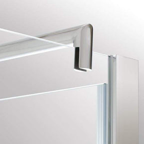 ELEGANT SHOWERS Frameless Pivot Shower Door 180 Swing Support Bar- Elegantshowers