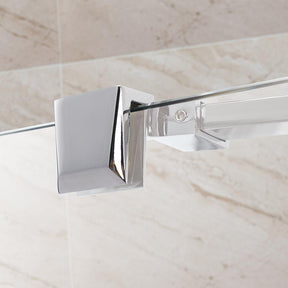 ELEGANT SHOWERS 900mm Shower Screen Stainless Steel Support Bar Glass Panel Fixation - Elegantshowers