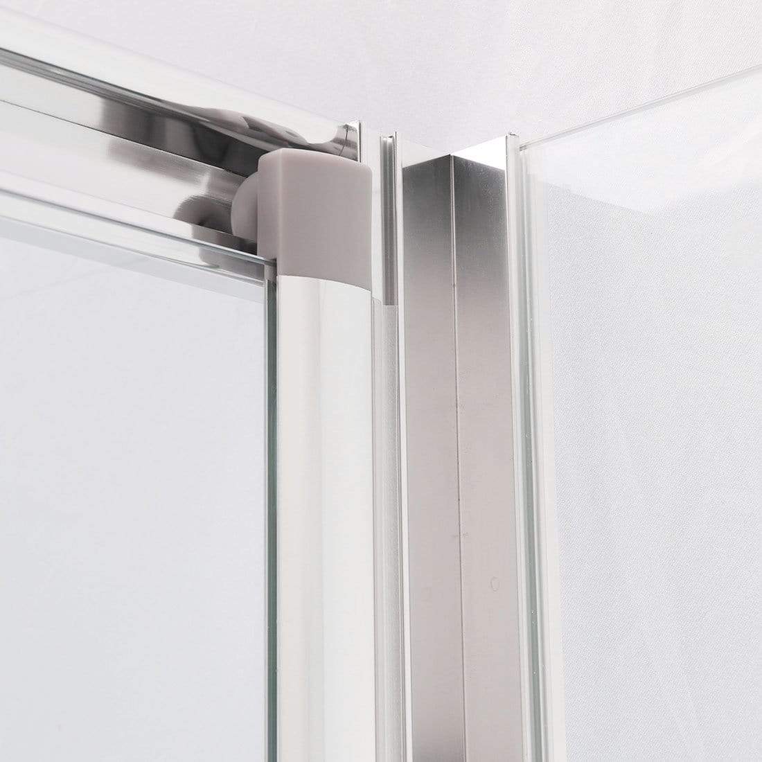 ELEGANT SHOWERS Folding Shower Screen Enclosure Roller - Elegantshowers