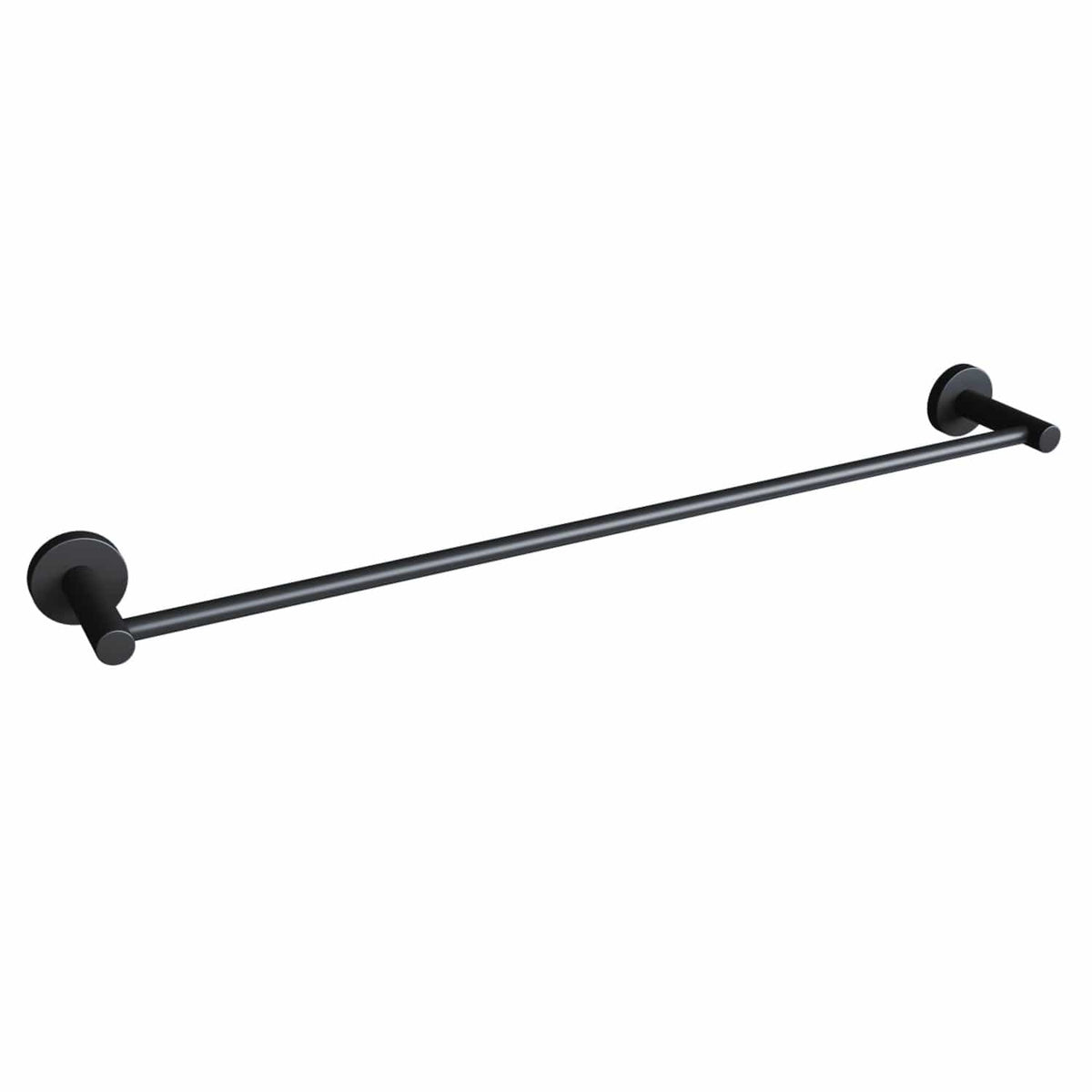 Black Towel Rail Bathroom Towel Rack Wall Mounted Stainless Steel - Elegantshowers