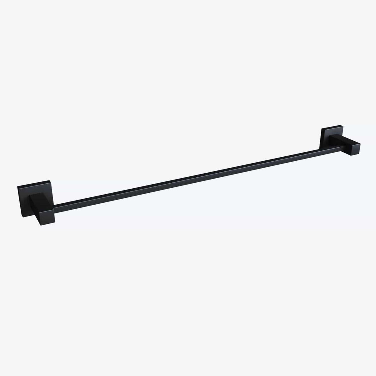 Black Towel Rail Bathroom Towel Rack Wall Mounted Stainless Steel - Elegantshowers