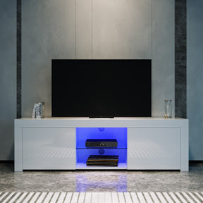 Elegant Showers 1500mm 16 Colors LED TV Entertainment Storage Unit White Closed
