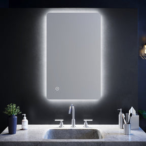 ELEGANT SHOWERS 700x500/800x500 Bathroom LED Mirror Back-lit Touch Switch - Elegantshowers