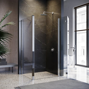 ELEGANT SHOWERS Frameless Bifold Pivot Shower Screen Shower Enclosure 860-1000mm - Elegantshowers