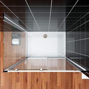 ELEGANT SHOWERS Framed Shower Sliding Screen Adjustable-Ideas - Elegantshowers