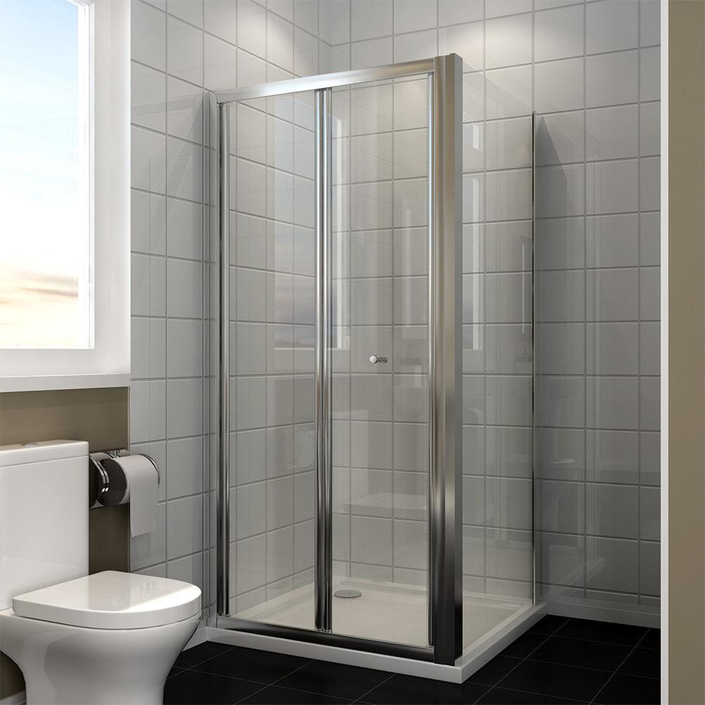 ELEGANT SHOWERS Folding Shower Screen Enclosure Space Saving Fits - Elegantshowers