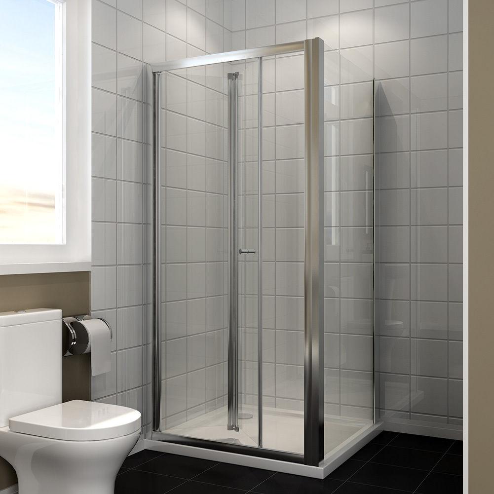 ELEGANT SHOWERS Folding Shower Screen Enclosure Space Saving Fits - Elegantshowers