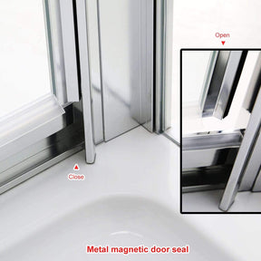 ELEGANT SHOWERS Framed Pivot Shower Screen - Elegantshowers