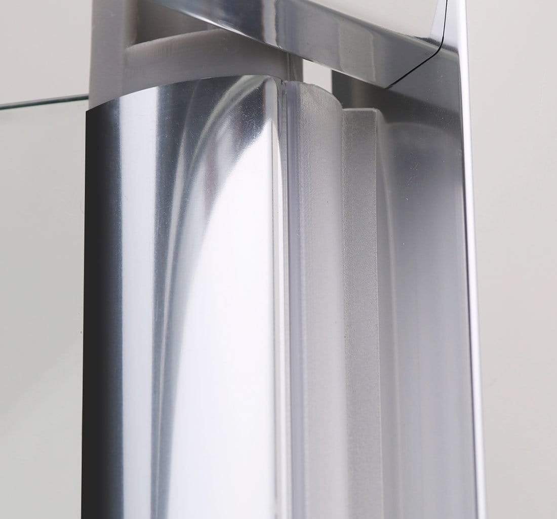 ELEGANT SHOWERS Folding Shower Door Aluminum - Elegantshowers